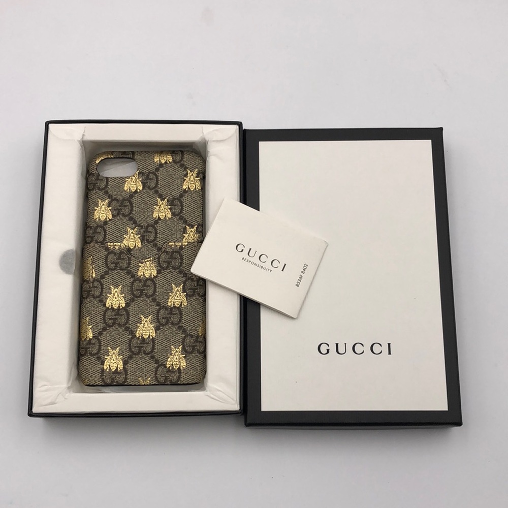 Gucci iPhone Bee Logo Phone Case
